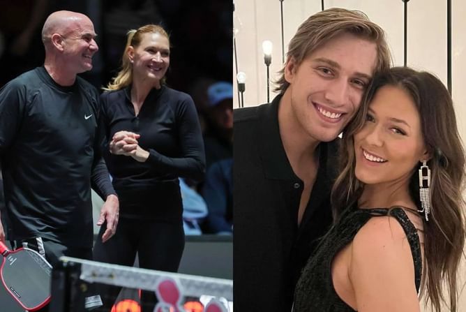 Steffi Graf & Andre Agassi's son Jaden sends 2-word flattering message to girlfriend Catherine as she rocks glamorous all-black outfit for night out