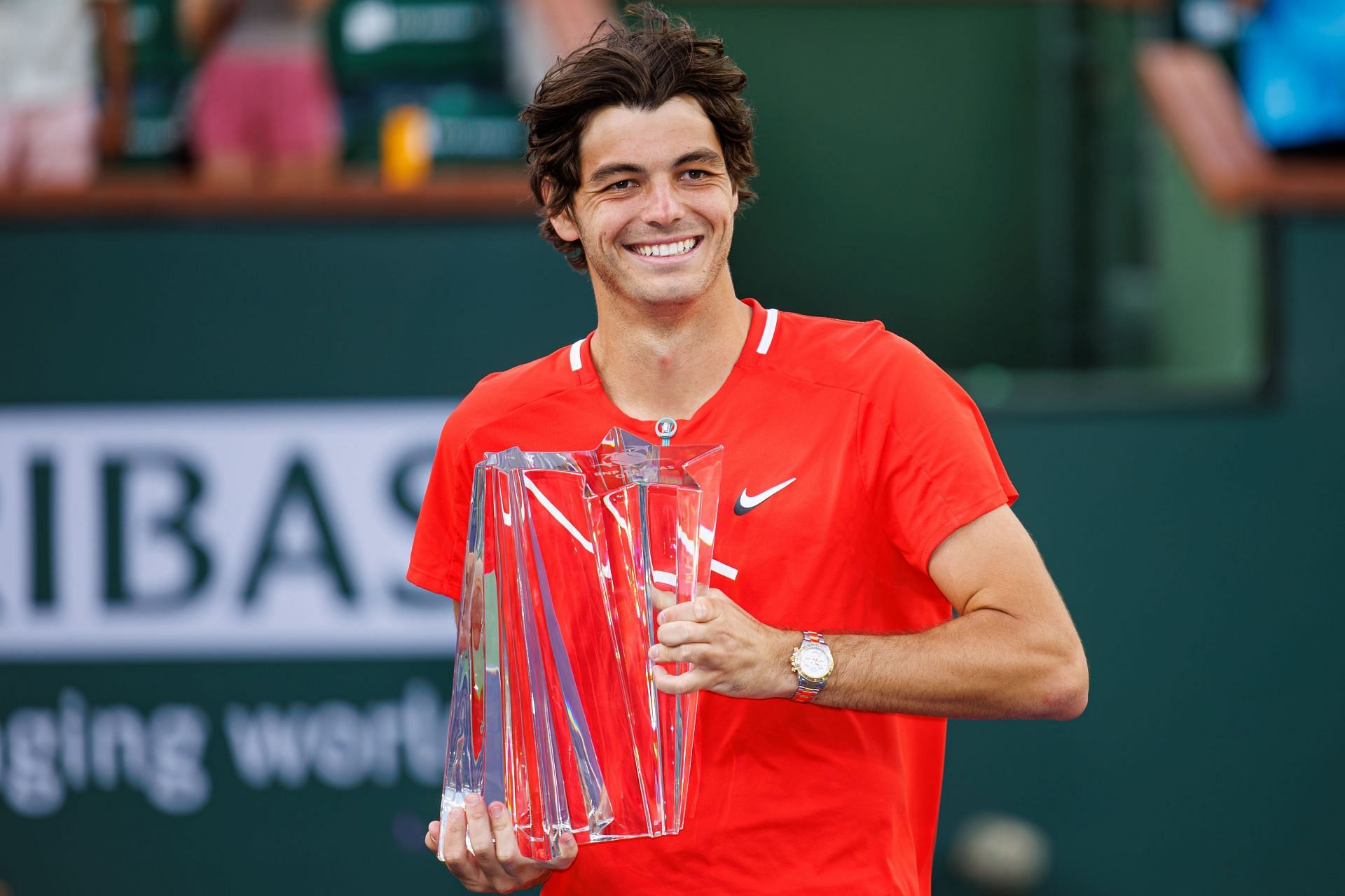 Taylor Fritz at the Indian Wells Masters 2022. (Phoot: Getty)