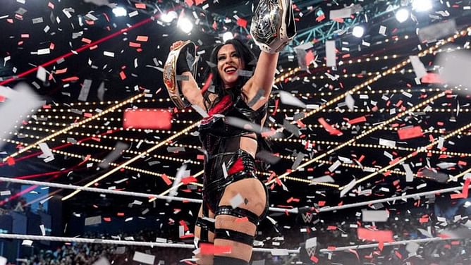 WWE स्टार ने बड़े इवेंट में डबल चैंपियन बनकर रचा इतिहास, जबरदस्त मैच में टॉप रेसलर को दी मात; की दिग्गज की बराबरी
