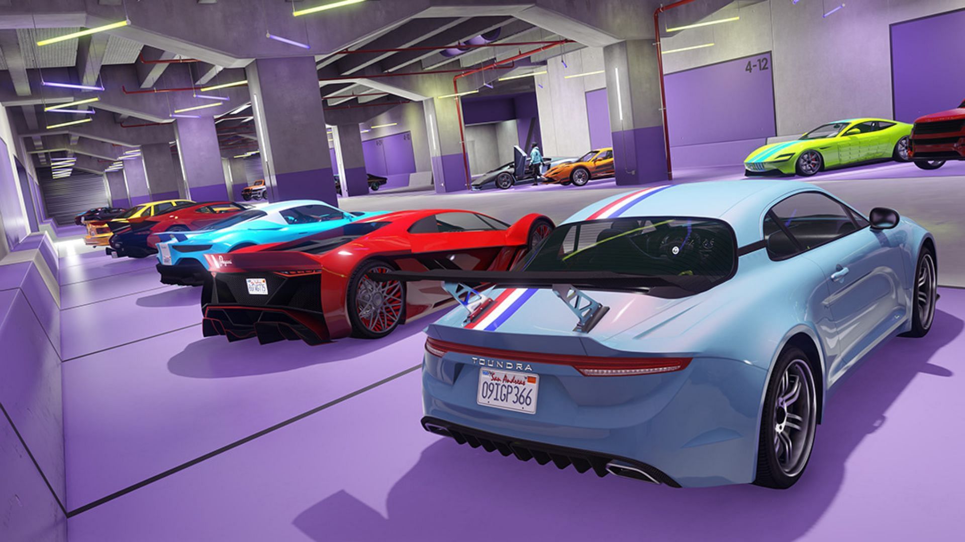 A promotional picture of The Vinewood Car Club&#039;s Garage (Image via Rockstar Games)