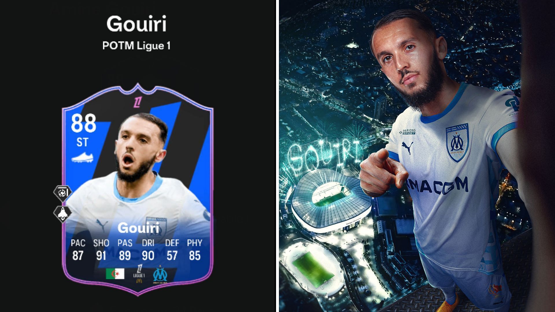 The latest Ligue 1 POTM SBC is now live (Image via EA Sports)