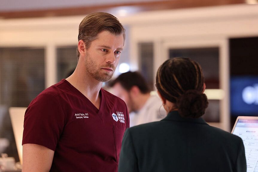 Mitch Ripley (Luke Mitchell) in Chicago Med (Image via NBC)