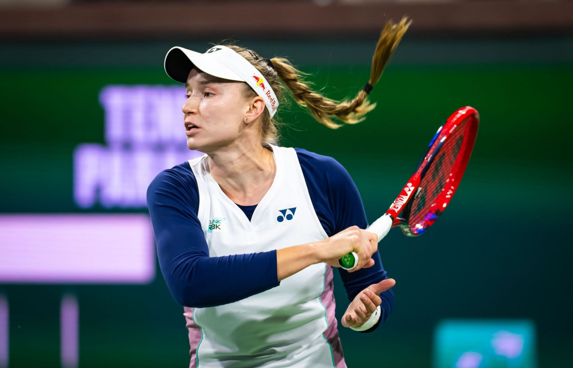 Elena Rybakina at the 2025 BNP Paribas Open in Indian Wells (Source: Getty)