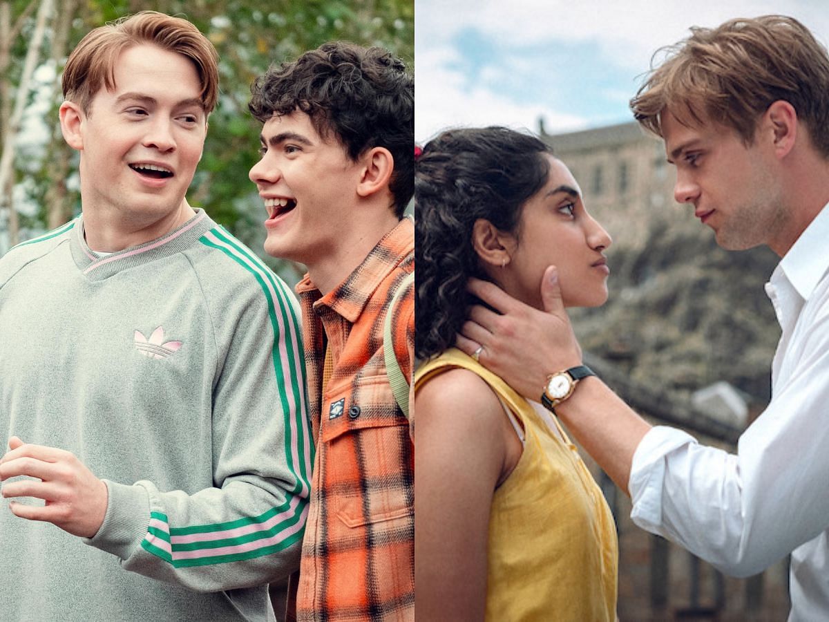 Still from Heartstopper and One Day (Image via Netflix)