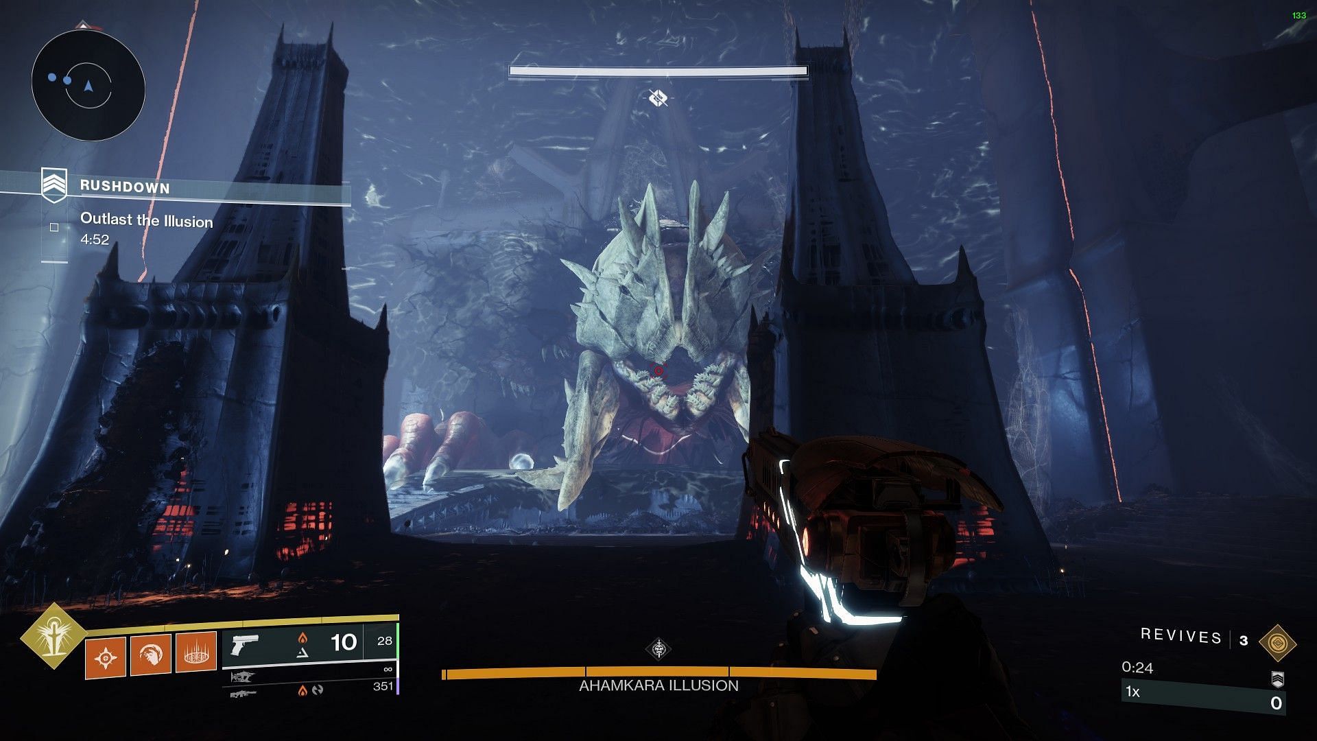 One of many bosses in Rushdown (Image via Bungie)