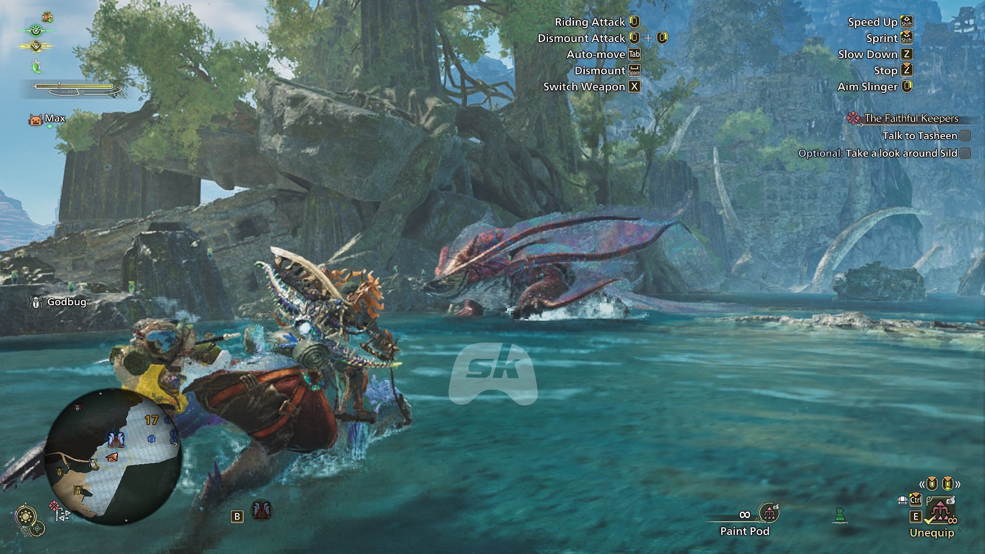 A still from Monster Hunter Wilds