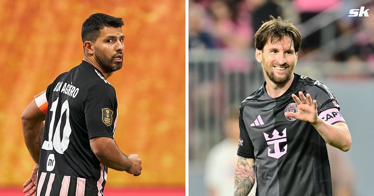 Sergio Aguero and Lionel Messi          