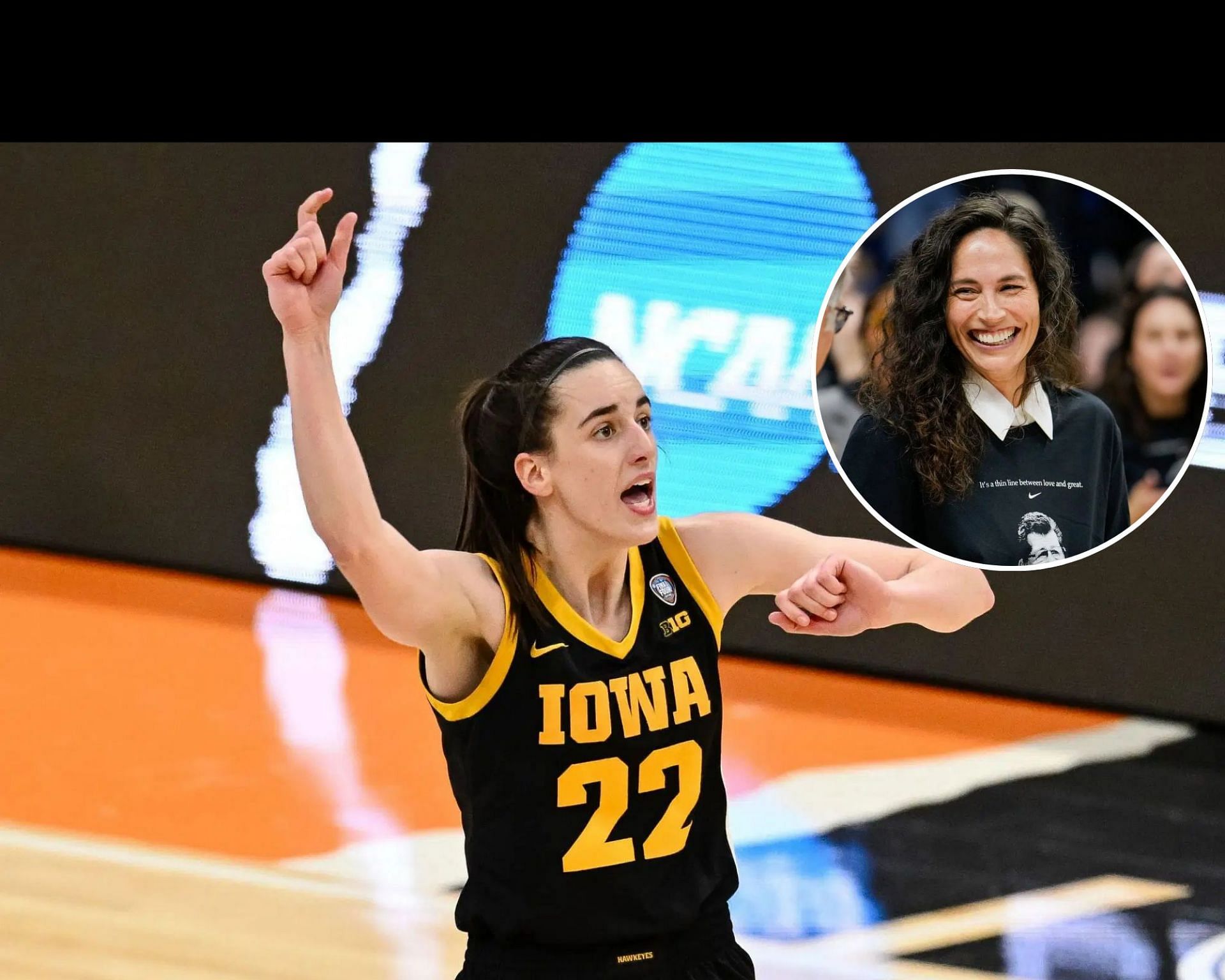 WNBA legend Sue Bird reacts to Indiana Fever star