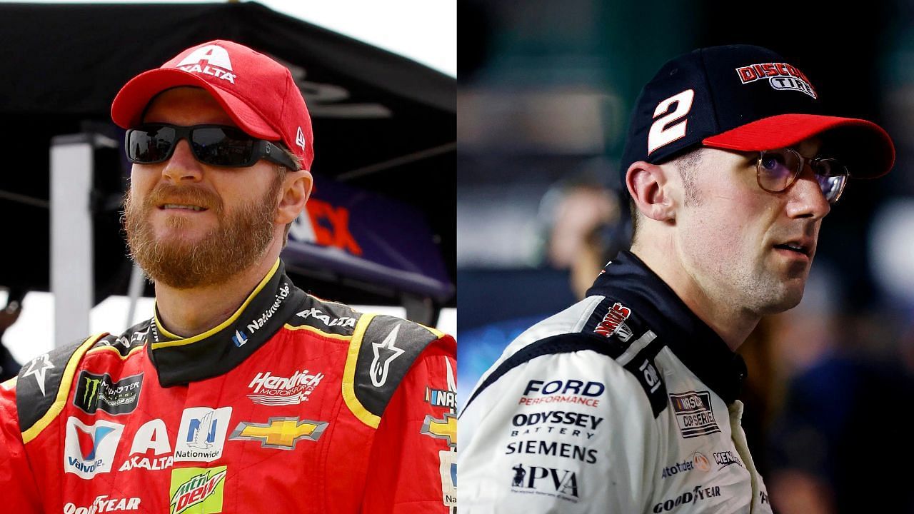 Dale Earnhardt Jr. and Austin Cindric