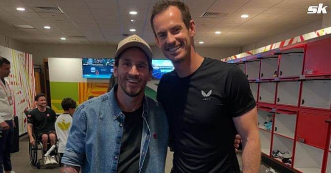 "I asked him if he could do it on a cold rainy night in Stoke" - Andy Murray makes claim as he shares post alongside Lionel Messi