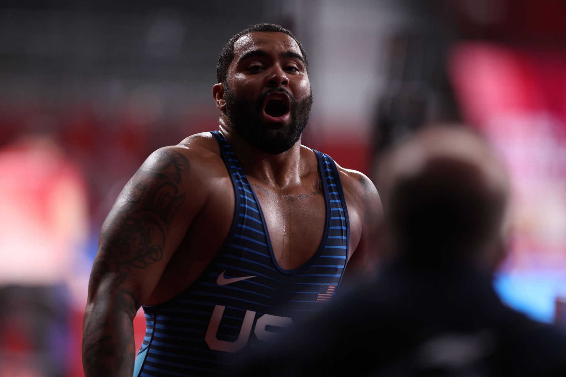 Gable Steveson at the 2020 Summer Olympics - Day 14 - Source: Getty