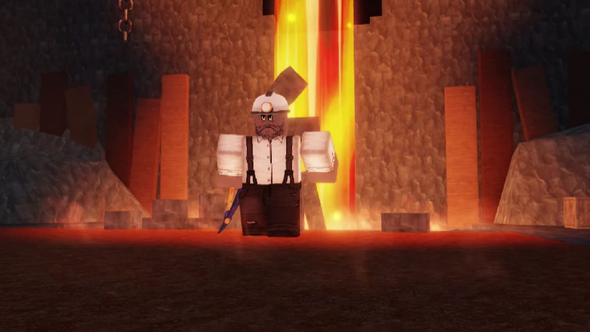 The second boss in The Hunt: Mega Edition quest (Image via Roblox)