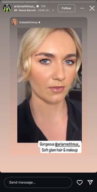 Still taken from Titmus' Instagram (Source: @ariarnetitmus_/Instagram)