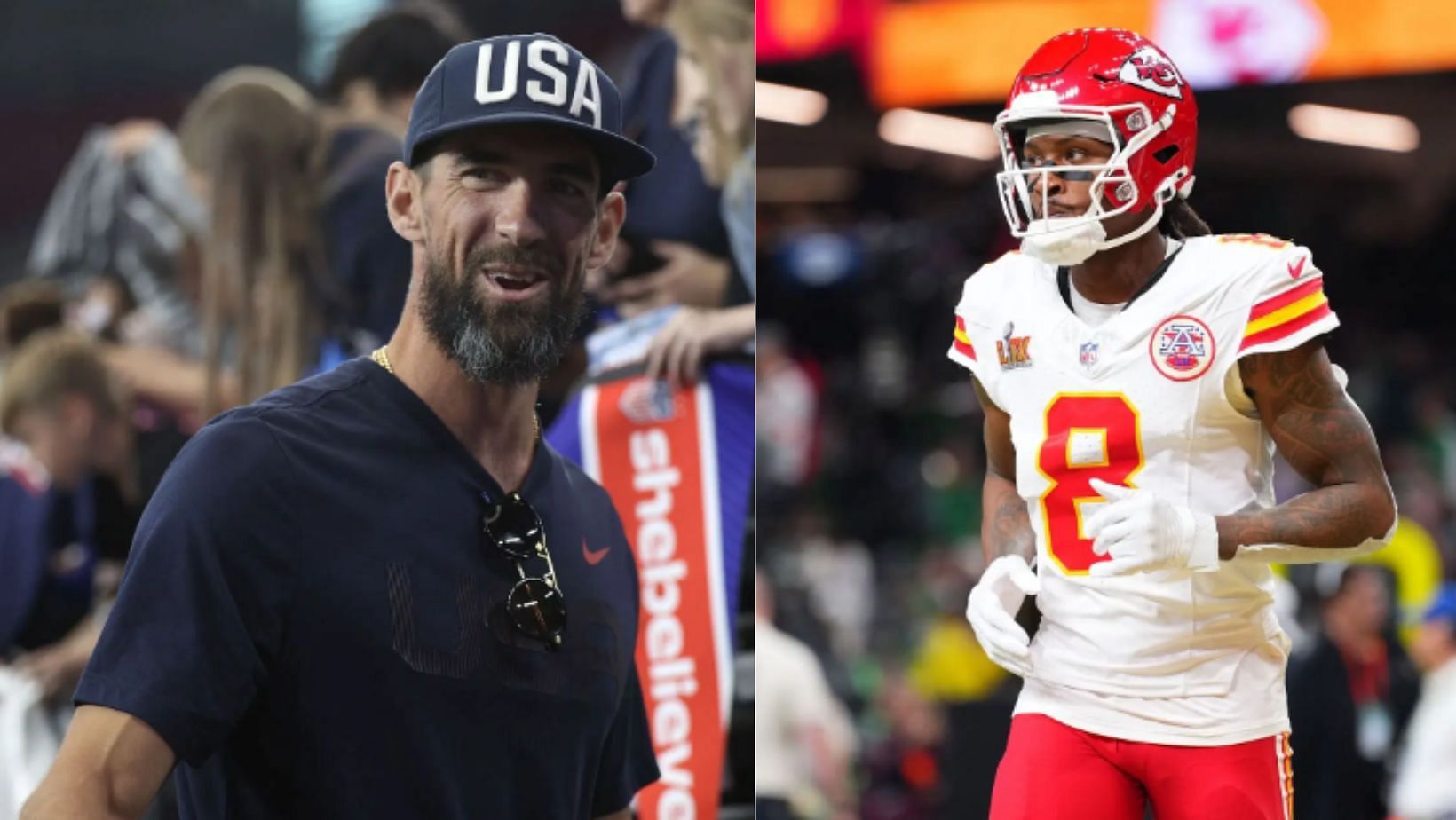 Michael Phelps reacts to DeAndre Hopkins joining the Baltimore Ravens (Image Source: Getty)