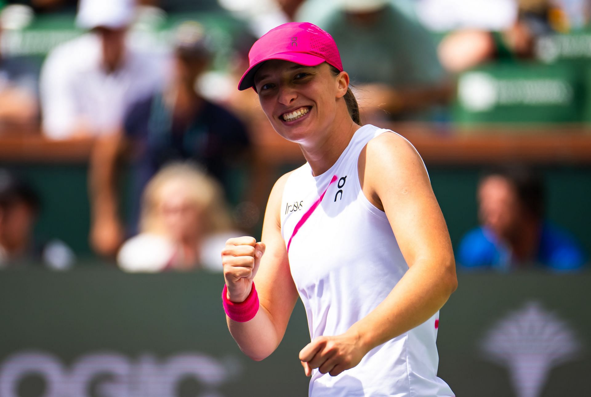 Iga Swiatek is the defending champion at the Indian Wells Open. (Photo: Getty)