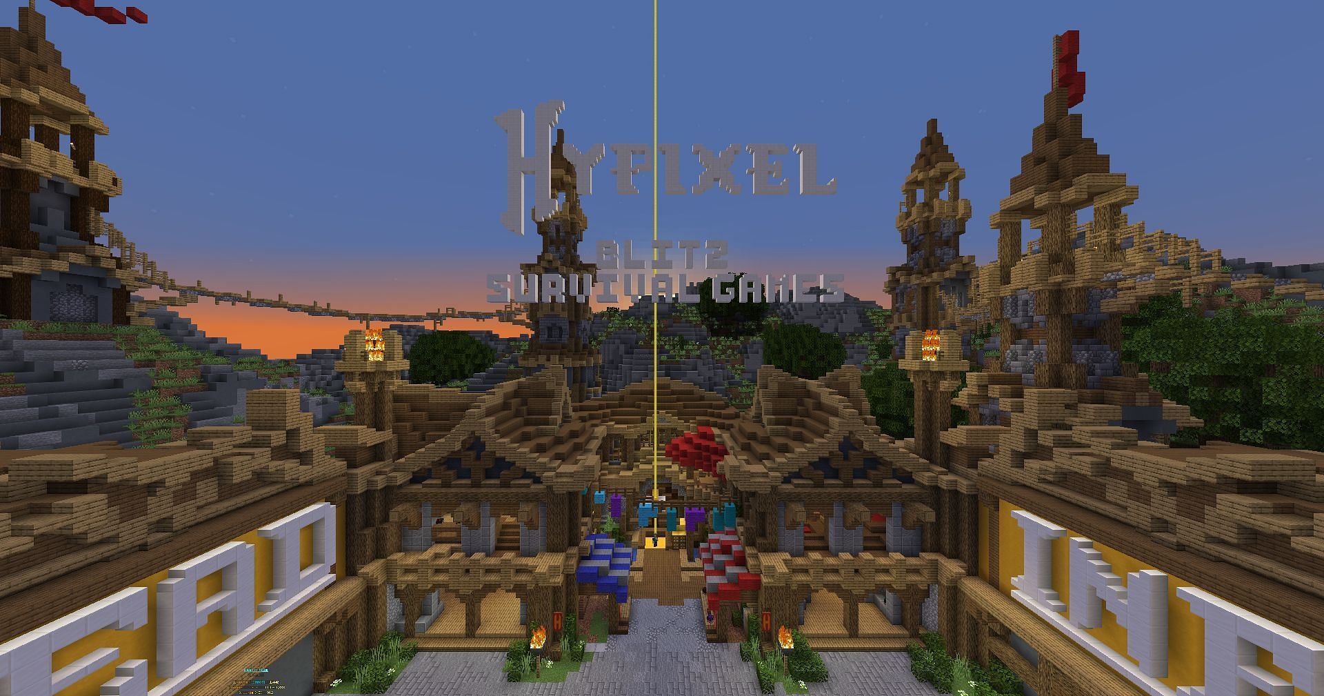 Hypixel is one of the most popular servers in the world (Image via Mojang Studios)