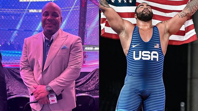 An enraged Daniel Cormier reacts after X user calls out Gable Steveson for "generational all time bad run": "I would like you to delete your account"
