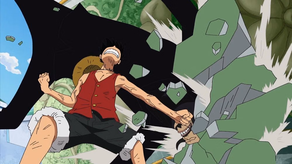 Monkey D. Luffy in One Piece.