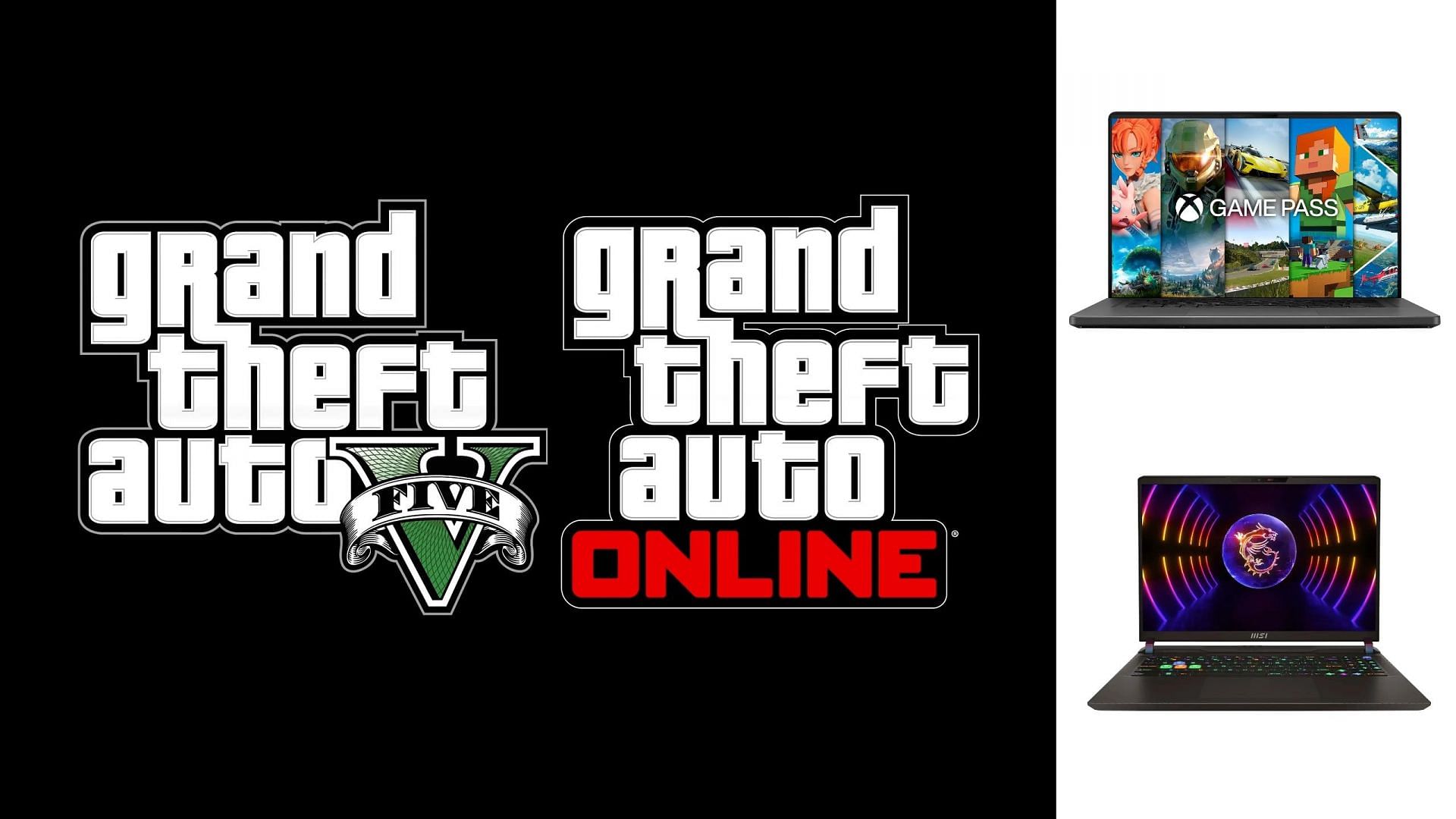 Picture of GTA 5 with MSI Vector GP68HX and ASUS ROG Zephyrus G16