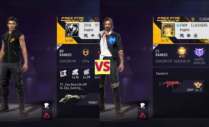 Ziya Gaming vs Fam Clashers: किसके Free Fire MAX में बेहतर क्लैश स्क्वाड स्टैट्स हैं?