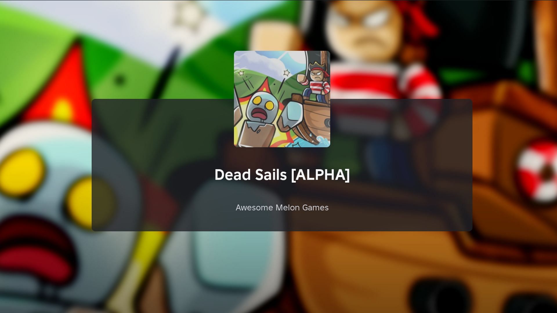 Dead Sails loading screen