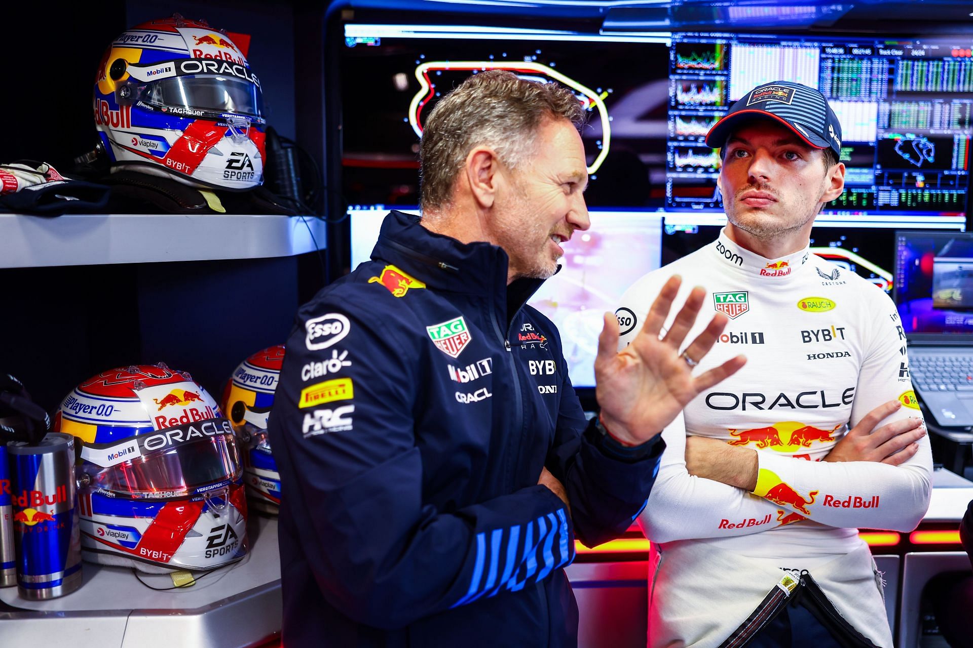 Christian Horner [L] Max Verstappen [R] (Image Source: Getty)