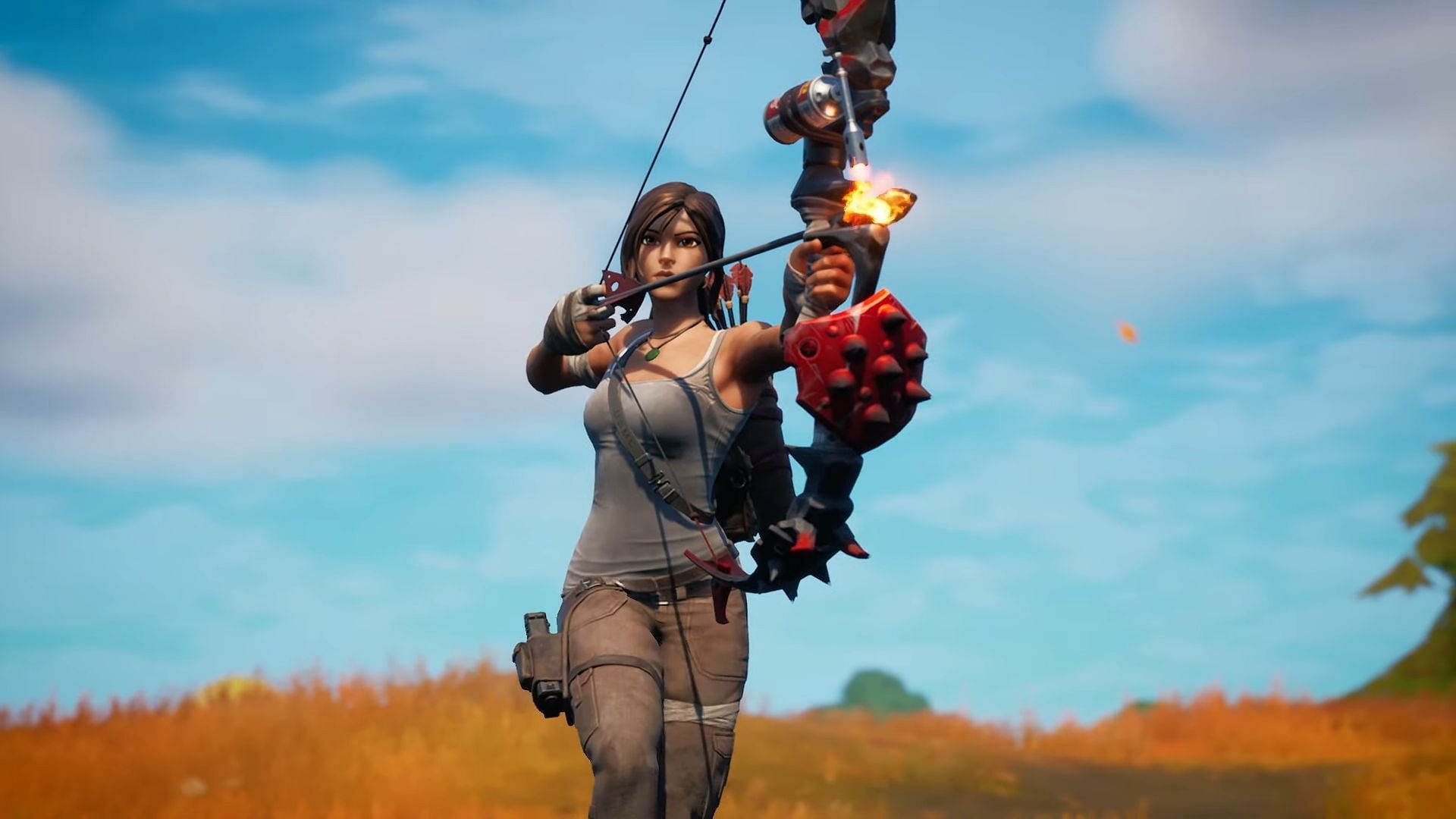 Leaks suggest a new Lara Croft skin in Fortnite coming soon (Image via Epic Games)