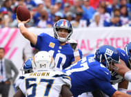Eli Manning in action for the New York Giants. (Credits: IMAGN)