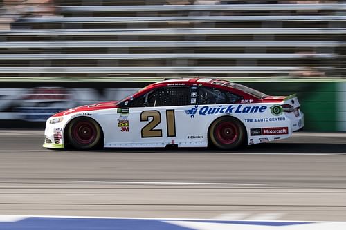 Ryan Blaney (21) during the AAA Texas 500 race at Texas Motor Speedway, November 5th 2017 - Source: Imagn