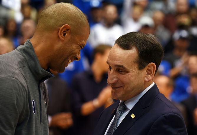 When former Duke star Shane Battier recalled "only time" Coach K got mad at him