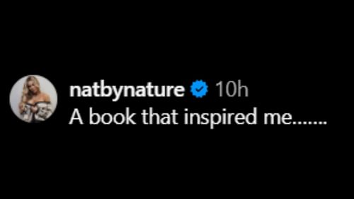 Screenshot of Natalya's comment [Image credits: Becky Lynch's Instagram]
