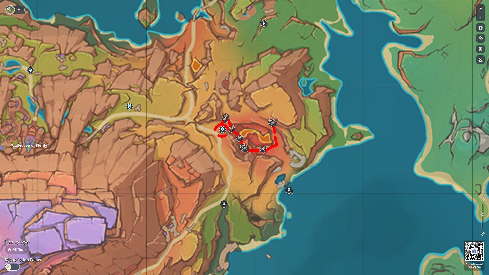 Route #1 (Image via HoYoverse)
