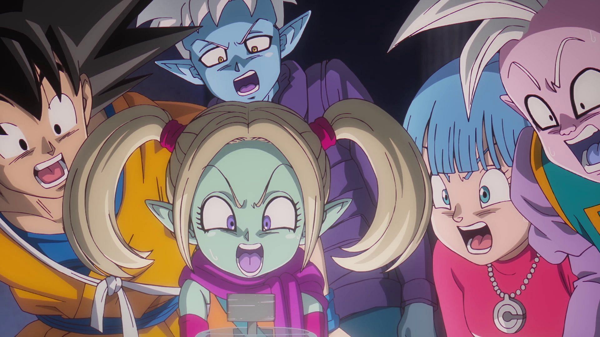 The party in the final credit scenes of the series (Image via Toei Animation)