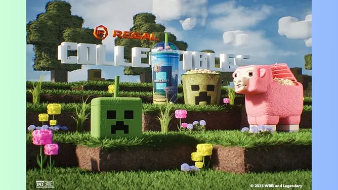 Regal Cinemas reveals A Minecraft Movie popcorn buckets and accessories