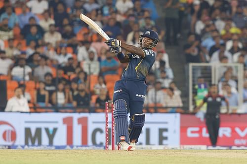 Sherfane Rutherford. (Image Credits: IPL X)
