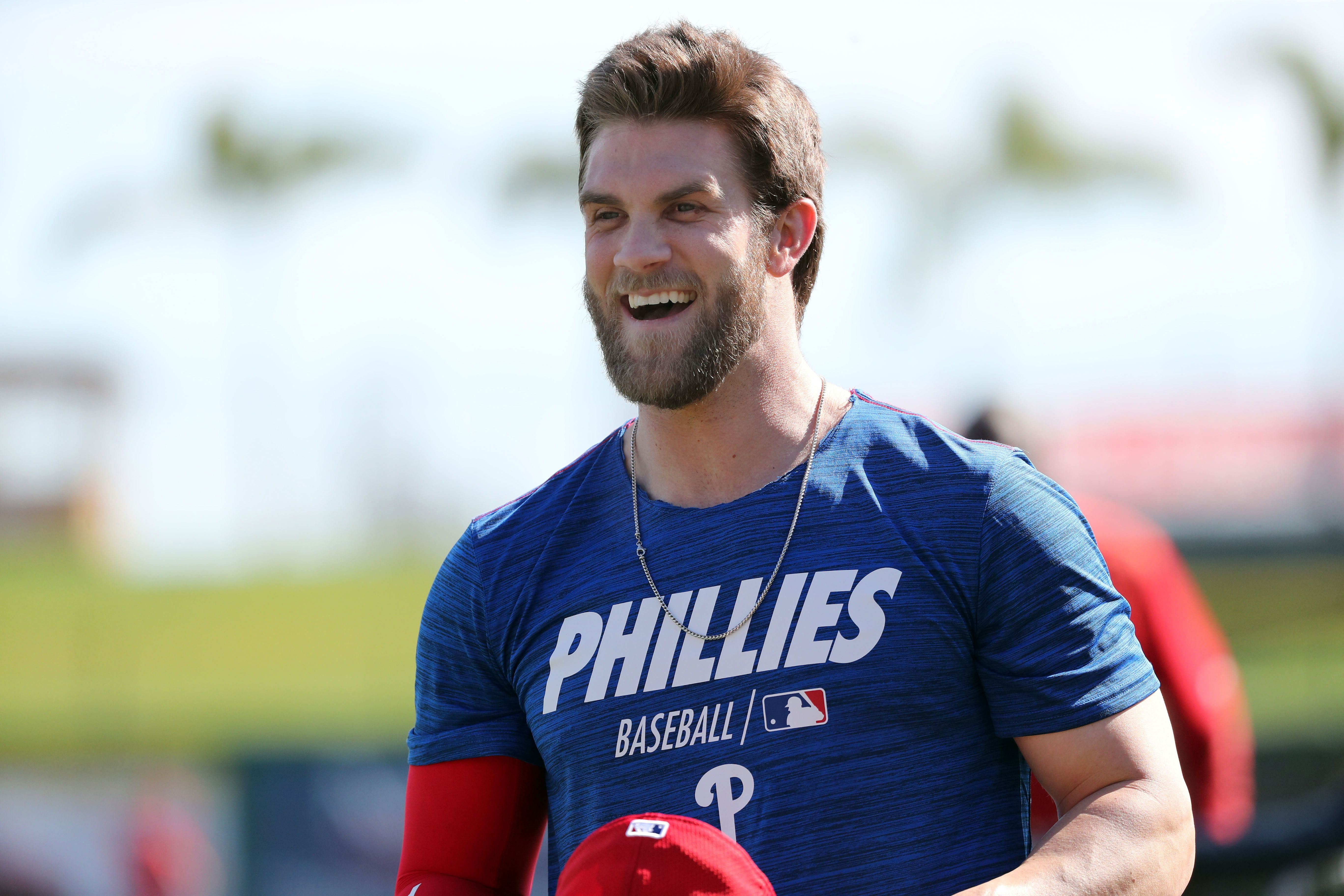 Philadelphia Phillies Workouts - Bryce Harper (Photo via IMAGN)