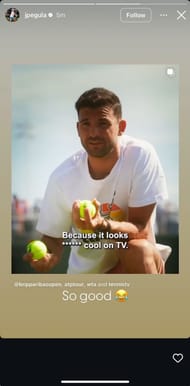 Jessica Pegula's Story - Via Instagram