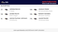Sportskeeda Mock Draft Simulator