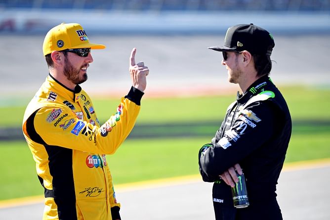 "I’m on my way!" - Kurt Busch responds to brother Kyle's "Battle of the Busch's" post teasing future racing plans with son Brexton