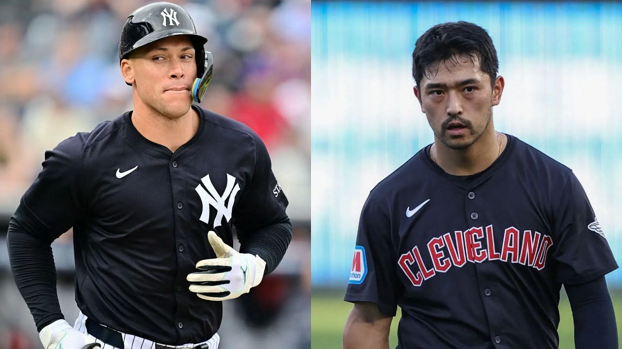 Aaron Judge (L) and Steven Kwan (R) (Images from - Getty)