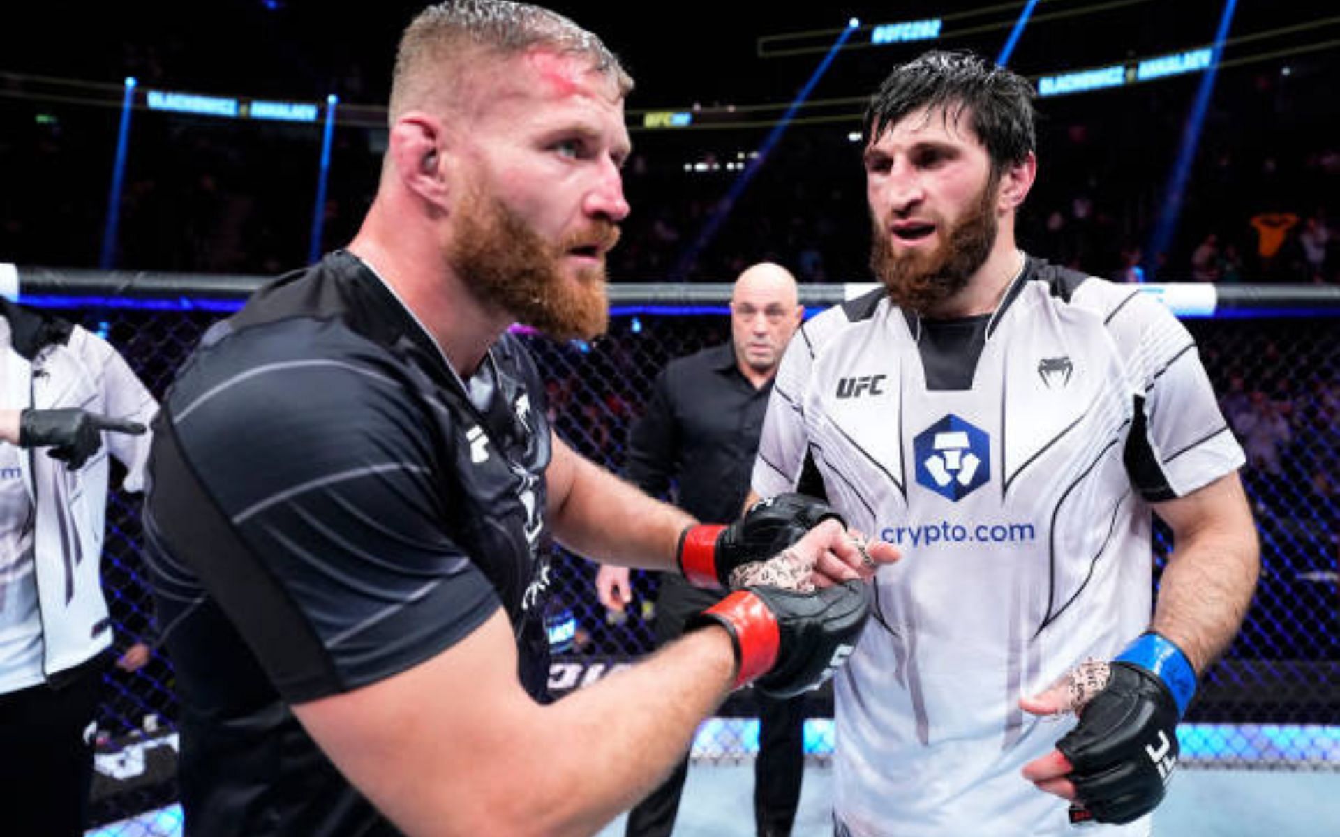 Jan Blachowicz (left) wants to face Magomed Ankalaev (right) again. [Image courtesy: Getty]