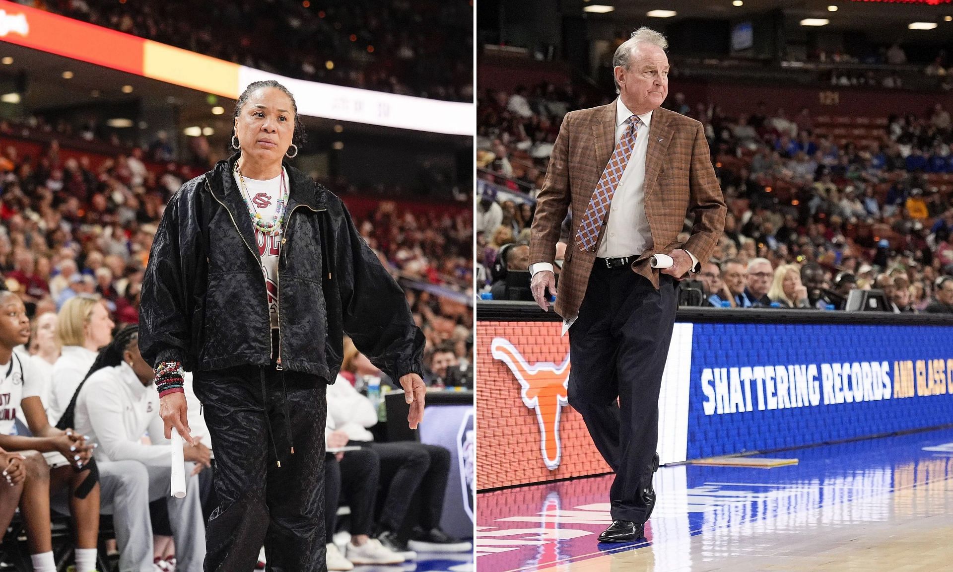 Vic Schaefer looks to rely on past experience to beat Dawn Staley. (Image credits: Imagn)