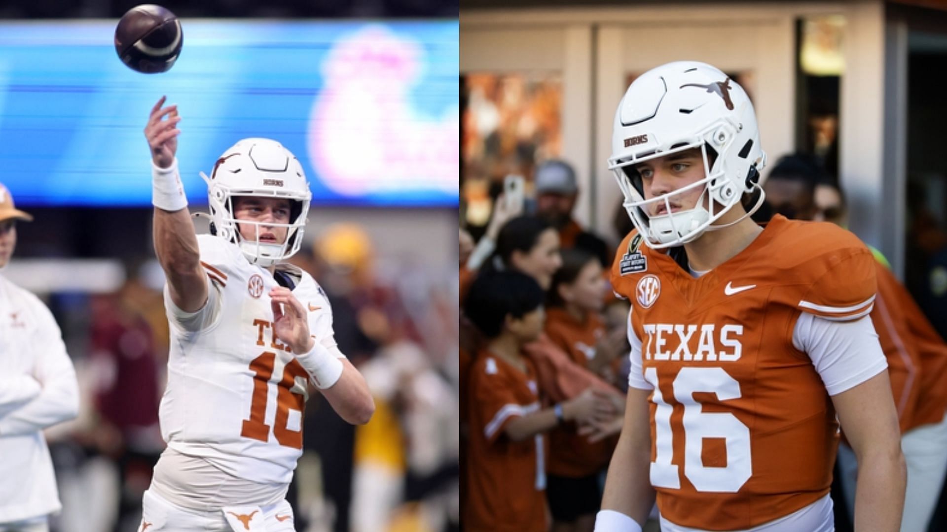 Texas quarterback Arch Manning 