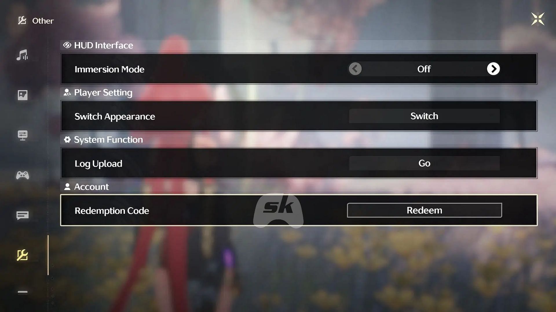 Steps to redeem codes in Wuthering Waves (Image via Sportskeeda Gaming/ Kuro Games)