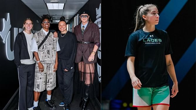 Kate Martin drops 1-word reaction on Laces BC's team tunnel pic