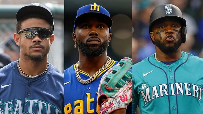 WATCH: Julio Rodriguez, Randy Arozarena hilariously rate Mariners teammate Victor Robles’ new celebration as 2025 Opening Day nears
