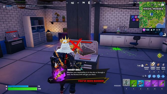Doing this in Fortnite can get you banned from the Black Market