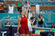 Aryna Sabalenka at the Miami Open 2025. (Photo: Getty)