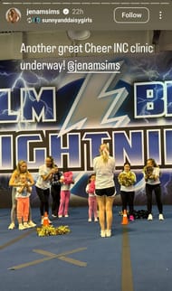 Jena Sims with other kids ( via Jena Sims' Instagram story)