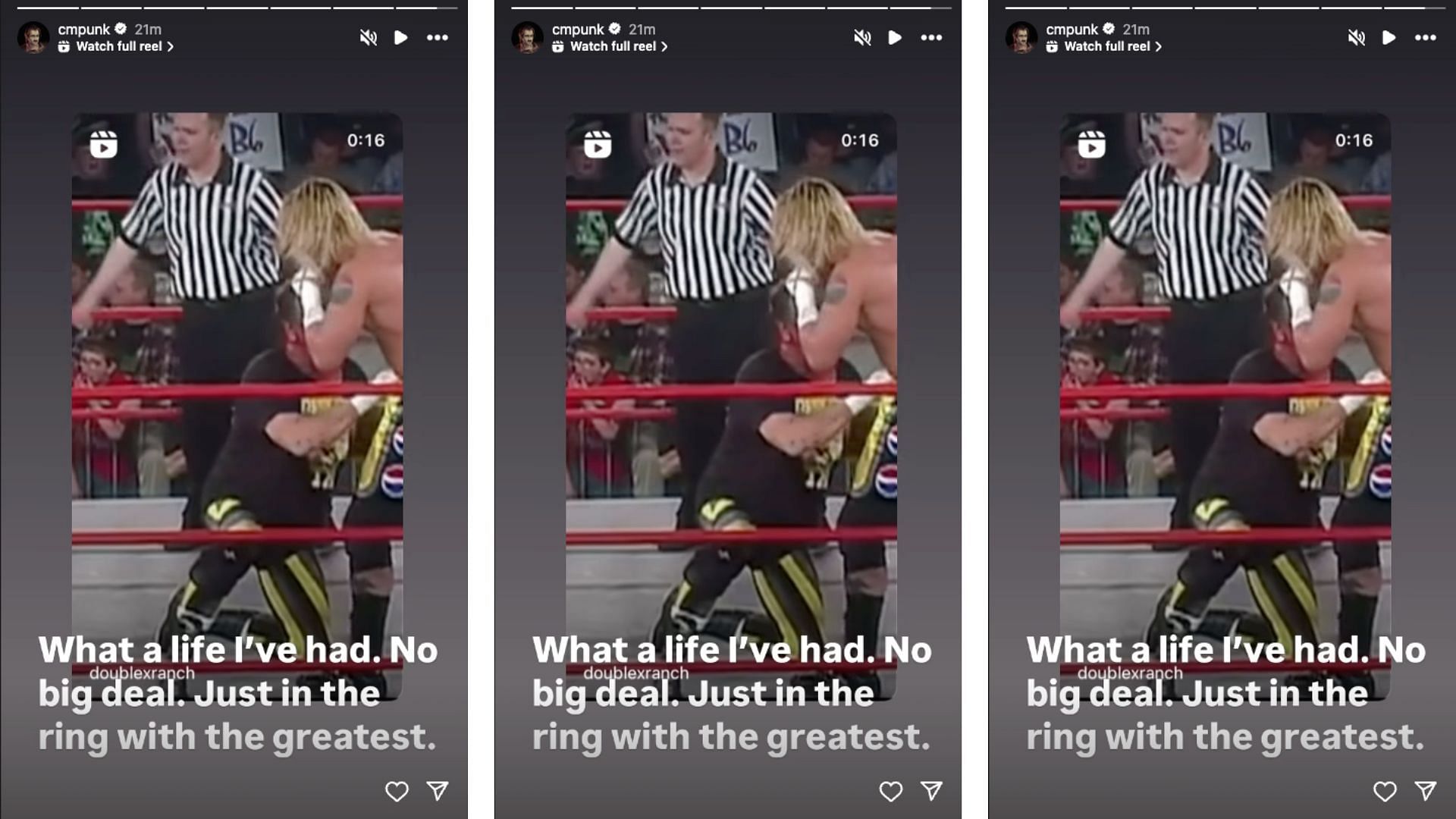 Punk shared a tribute to Funk today. [Image credit: Screenshot of Punk&#039;s Instagram story]